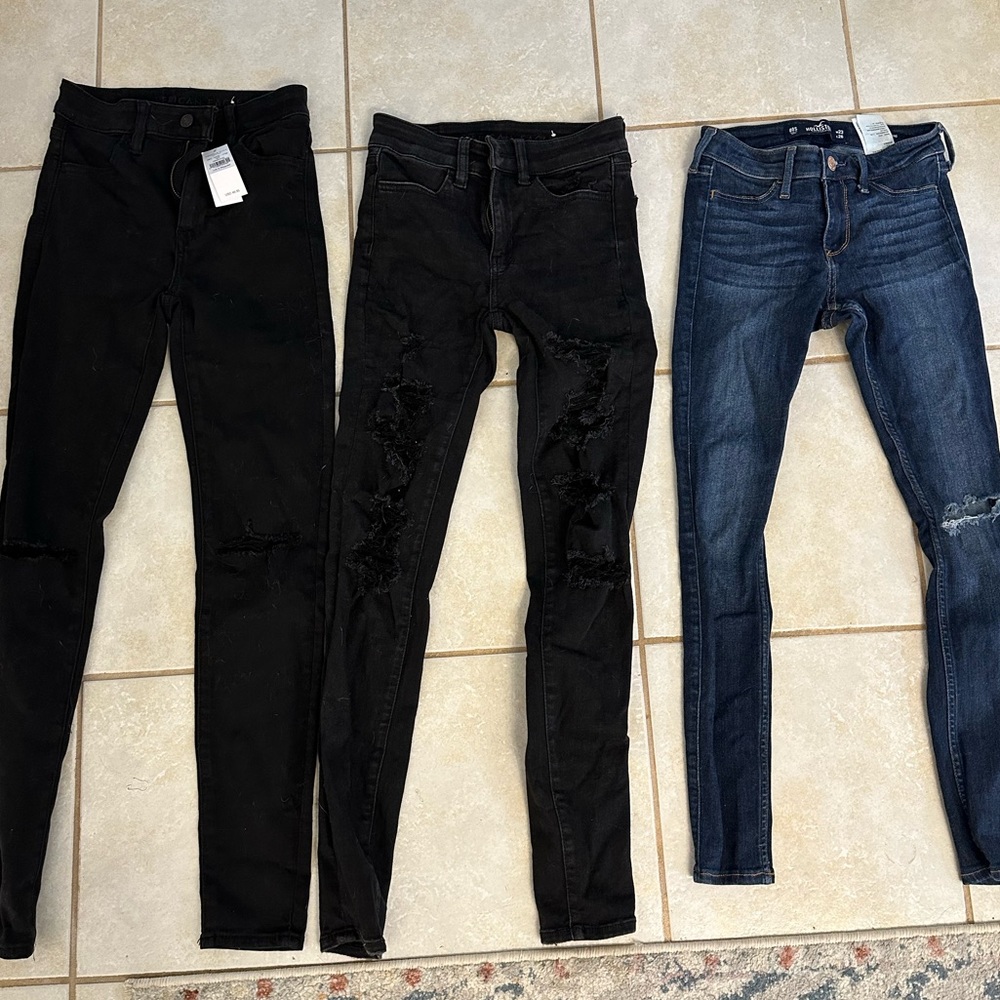 Holister and American Eagle Jeans